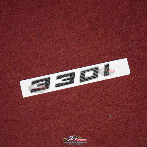 BMW G20 Rear Emblem 330i Logo Badge Carbon